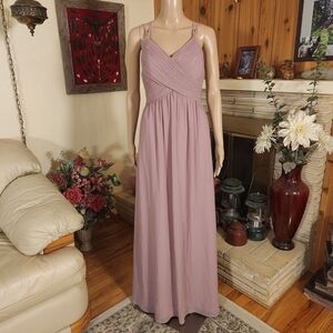 Stunning Azazie Aziza | Dusk A-Line Chiffon | Size A2